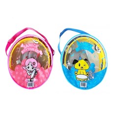 다민 캐릭터가방 트라이앵글 유치원리듬악기 초등음악준비물, 핑크 (704009)