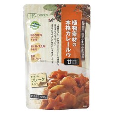 SokenSha 正宗蔬菜甜咖哩醬 6入組, 1個, 135g