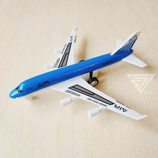 仿真合金迴力飛機模型 兒童玩具飛機 航空客機 飛機模型 合金飛機 玩具模型, 藍色, 1個