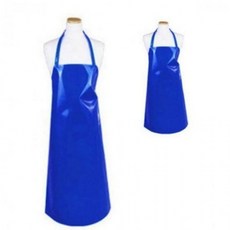 방수앞치마 중 양면 1P 배식앞치마 블루 학교급식용앞치마, 1개, 상세페이지 참조