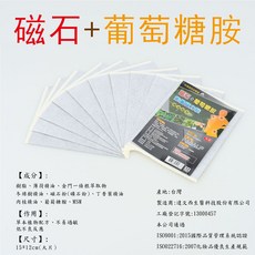 達文西生醫 磁石+葡萄糖胺 能量磁力貼 15*12cm, 1個, 10個裝