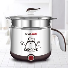 A-Q小家電 KRIA 可利亞 多功能美食蒸煮鍋 電火鍋 白色 KR-D036W