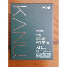 카누 미니 디카페인 아메리카노, 900mg, 30개입, 7개