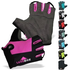 남성용 럭소바이크 자전거 장갑 여성용 - 패딩 충격 흡수 라이딩 미끄럼 방지 산악 자전거용