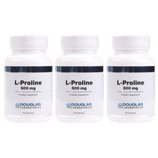 DOUGLAS LABORATORIES L-脯氨酸 500 毫克膠囊無麩質和無糖, 3個, 60 件