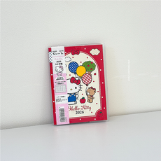 일본정품 2026 헬로키티 먼슬리 다이어리 산리오 다이어리