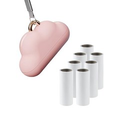 탠더글로우 클라우드 테이프크리너 미니 돌돌이 본체 + 리필 7개 1세트, 1개