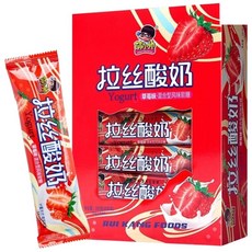 老酸奶風味拉絲軟糖 Q彈酸甜 獨立包裝方便攜帶 芒果口味 休閒零食, 14g, 1個