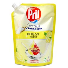 _ 프릴 베이킹소다 레몬 1Lx2개 리필형 주방세제, 1L, 2개