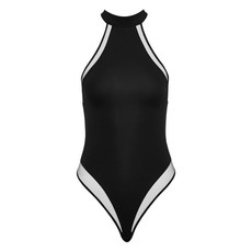 메종클로즈 퓨어 텐테이션 홀터넥 텅 바디수트