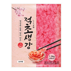 이엔푸드 초생강 적색 1.3kg X 10개 박스