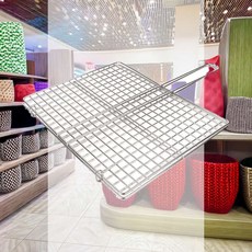 스텐 사각 석쇠 고기 국산 바베큐 구이판 불판 생선, 소