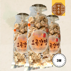 근영제과 오곡강정 혼합 영양간식 전통 다과, 3개, 500g