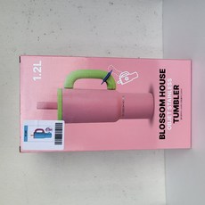 블라썸 스텐 304 보온 보냉 대용량 손잡이 텀블러 (+키링 포함), 캔디 블루, 1개, 1.2L