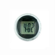 오토바이 디스플레이범용 오토바이 미니 방수 스티커 디지털 디스플레이 시계 오토바이 모토 자동차 인테, 1개