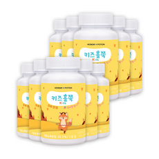 우리아이쏙쏙 키즈홀쭉 | 숙지황 홍화씨 차전자피 소아비만 변비, 30정, 10개