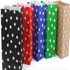 yes몰 땡땡이 종이봉투 1P 포장용종이봉투, 크라프트