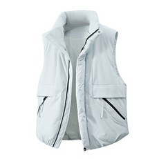 情侶休閒立領馬甲 男士春秋新款純色運動外套棉衣馬甲