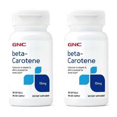 지엔씨 베타 캐로틴 15mg 소프트젤 180정, 2개