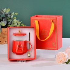 워머 머그 세트 단체 온열 유지 55도 사무실 그린 히터 커피잔 선물 보온 따뜻한, AE. 수박 레드, 1개