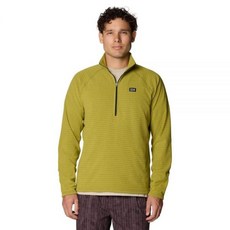 Mountain Hardwear 남성용 서밋 그리드 하프 지퍼 초록색. S