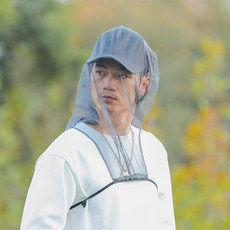 휴대용 얼굴 고정 방충망 모자 망사 낚시 얼굴망 벌초망 양봉