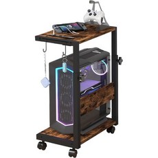 컴퓨터 랙 승강식 폭 19.3 x 깊이 11.4 높이 23.0 - 33.1 인치(49 29 58.5 84 cm) 콘센트 캐스터 포함 적재 용량 파운드(15 kg), 컴퓨터 랙, 승강식, 폭 19.3 x 깊이 11.4 높
