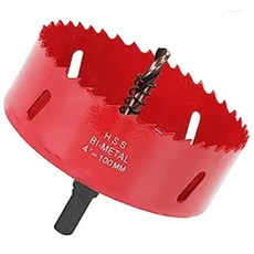 하이스 바이메탈 홀쏘 100mm 아바포함 원형 컷팅 목재 철판 석고 pvc 플라스틱 금속 목공 홀소 홀커터 홀컷터 홀캇타, 100 mm, 1개
