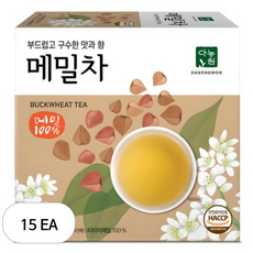 다농원 메밀차 구수한맛, 1.5g, 100개입, 15개