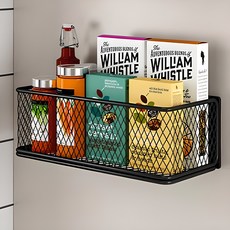 Younco 冰箱磁吸式多功能置物架, 1個, 黑色