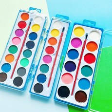 아트필드 토이 고체 수채화물감, 16색