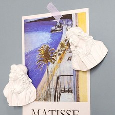 미니멀한몰리에르석고자석 고풍스러운 메모고정자석 hol+6600Nh