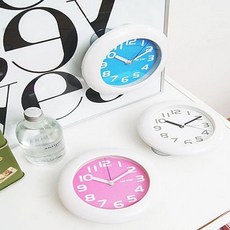 발이 4개라 잘 붙어요 4발 욕실 방수시계, frs+핑크, 핑크