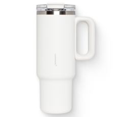 락앤락 밸런스 순수킹 대용량 텀블러 빨대포함, 1개, 1.2L, 화이트