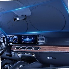 차량용 앞유리 햇빛가리개 원터치 접이식 자외선차단 코팅 쿨다운, 1개, 상세페이지 참조