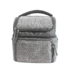 【Rumble Tuff】擠乳器雙層保溫袋 - 擠乳器保冷保溫袋, 簡約灰, 1個