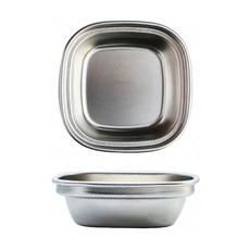 單格304不鏽鋼沾醬碟 小菜碟 沾醬盤, 1個, 本鋼色