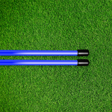 메다 골프 스윙교정 얼라이먼트 스틱 2p, 블루, 2개