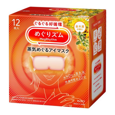 메구리즘 아이마스크 금목서향, 3개, 12매