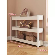 틈새 수납장 선반 3층 9.5CM 높이 좁은 가구 용량 정리대 외출용 얇은 다층 슬림, L. 13.5CM 3겹 외출 시 매치하기 편함