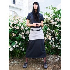 매장정품 에잇세컨즈 8SECONDS 후드 저지 원피스 다크 그레이 125471MQ54 543581