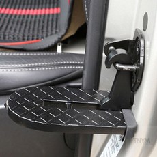 셀팃 차량용 도어스텝 접이식발판, 차량용 2in1도어스텝(블랙)
