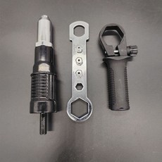 電動鉚釘槍 鋰電鑽轉換器 鉚釘工具配件組, 1個, 家用款（只適合鋁釘）,標配（送20支鉚釘）