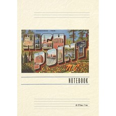 (영문도서) Vintage Lined Notebook Greetings from High Point Paperback, Found Image Press, English, 9798385429653