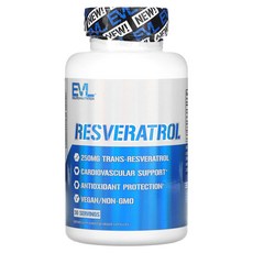 EVLution Nutrition 레스베라트롤 250mg 베지 캡슐 60정, EVLutionNutrition레스베라트롤250mg베지, 1개