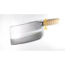 金刀具 #B009 鐵店出品 滷肉刀 主廚刀 居家營業用, 1個, 三合鋼大剁刀, Silver