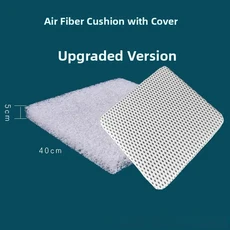 여름용 에어 섬유 시트 쿠션 사무실 좌석 패드 통기성 식탁 의자 스툴 패드 4D 에어 패브릭 미끄럼 방지 소, 좌석 쿠션, 검은색