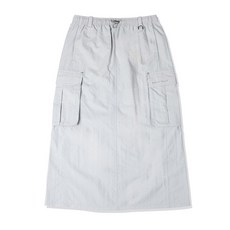 매장정품 와키윌리 WACKY WILLY 우먼스 나일론 카고 롱스커트 그레이 WA2502SR62GR 727221