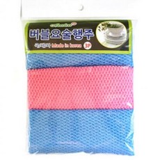 버블 요술행주 손걸레 극세사 주방 행주 36x30 3매