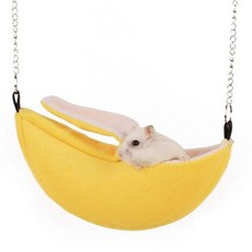 햄스터 바나나 해먹 소형 1P 소동물 은신처 하우스, 없음, 상세설명 참조, 없음